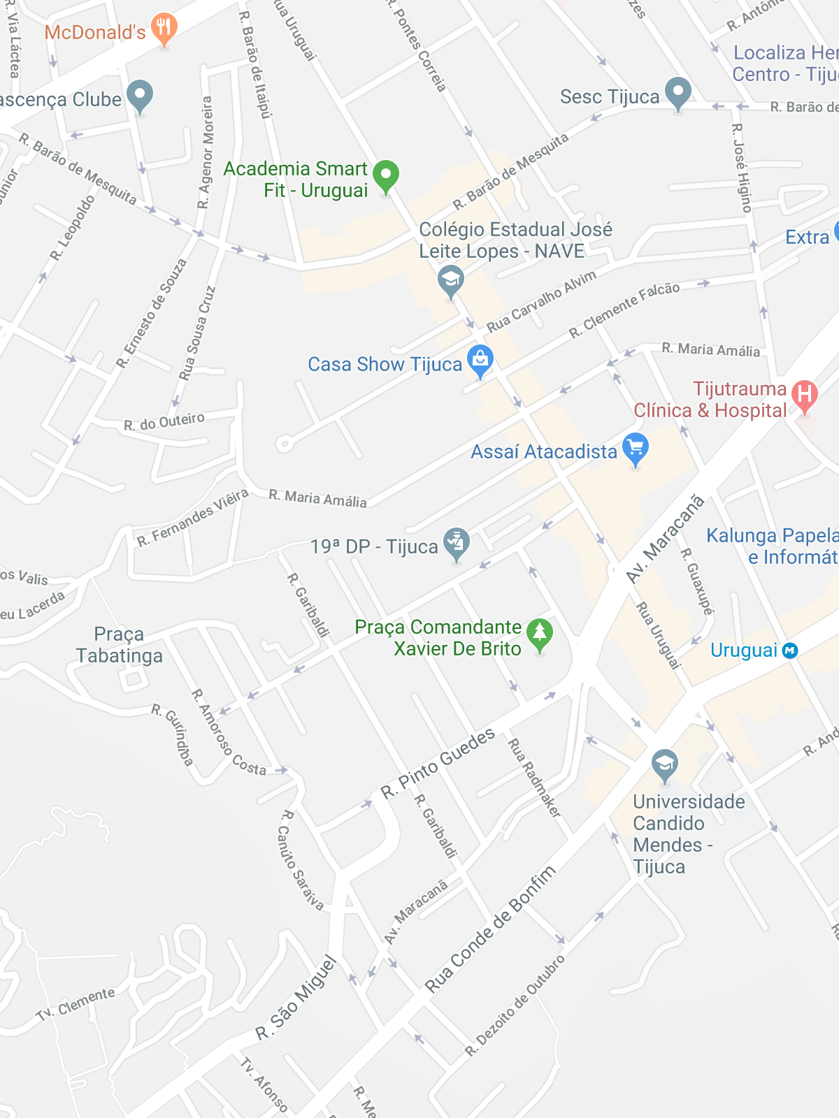 mapa com a nossa localização